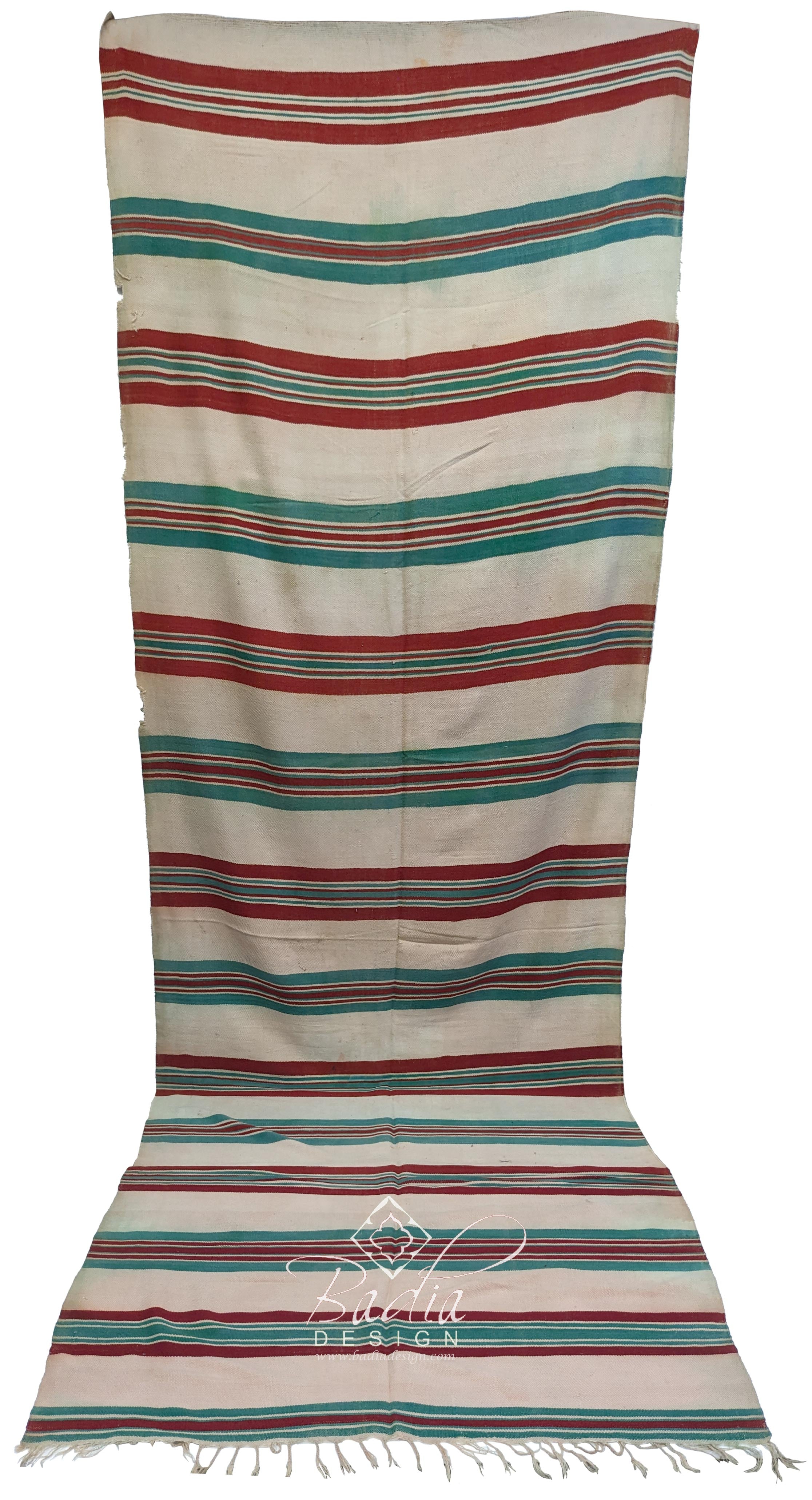 Long Multi-Color Cactus Silk Rug