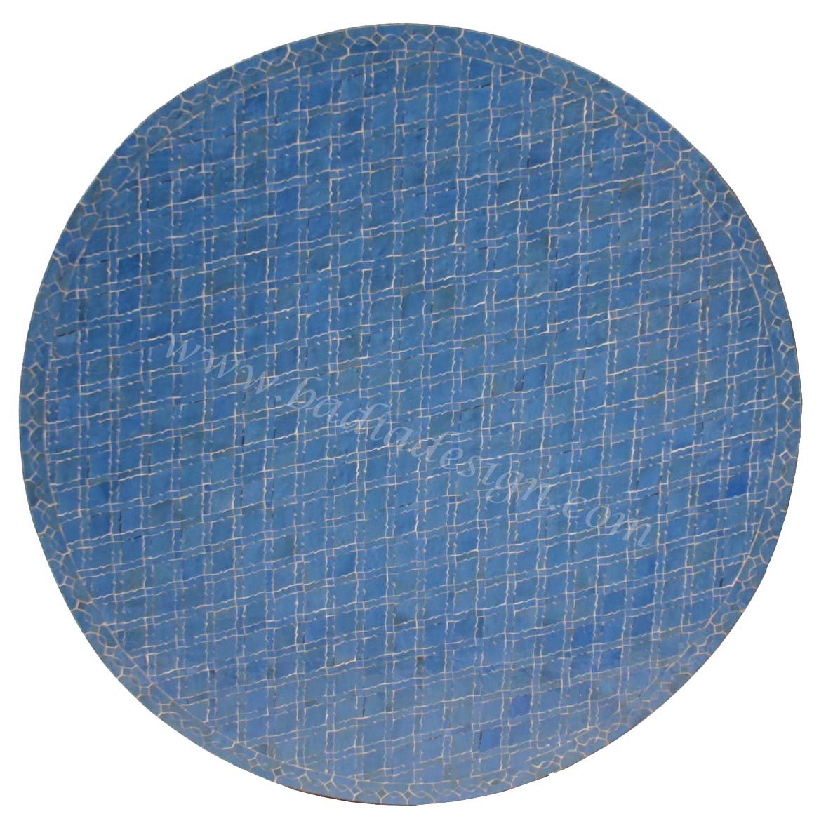 64" Moroccan Mosaic Tile Table Top