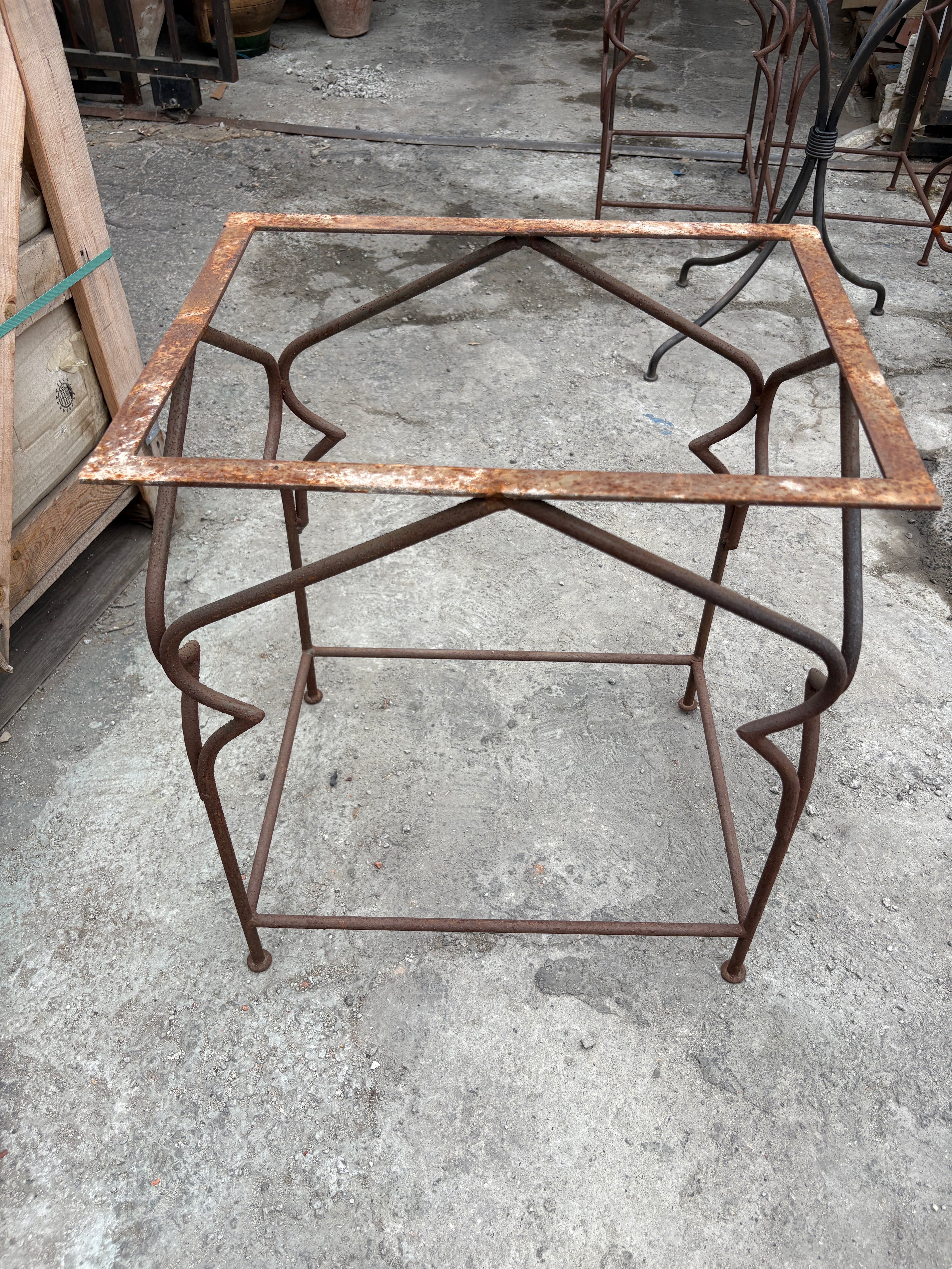 Wrought Iron Table Base