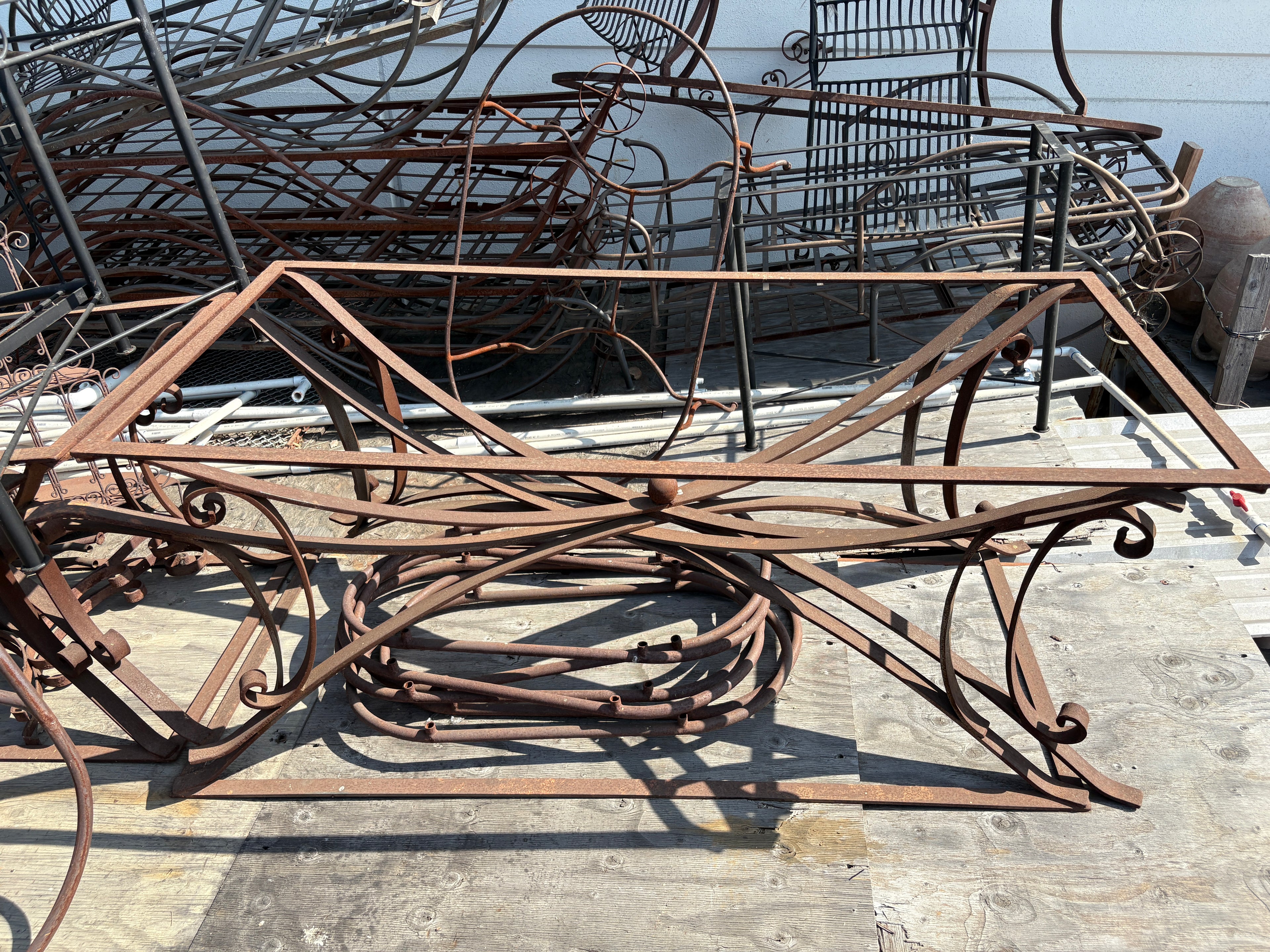 Wrought Iron Table Base