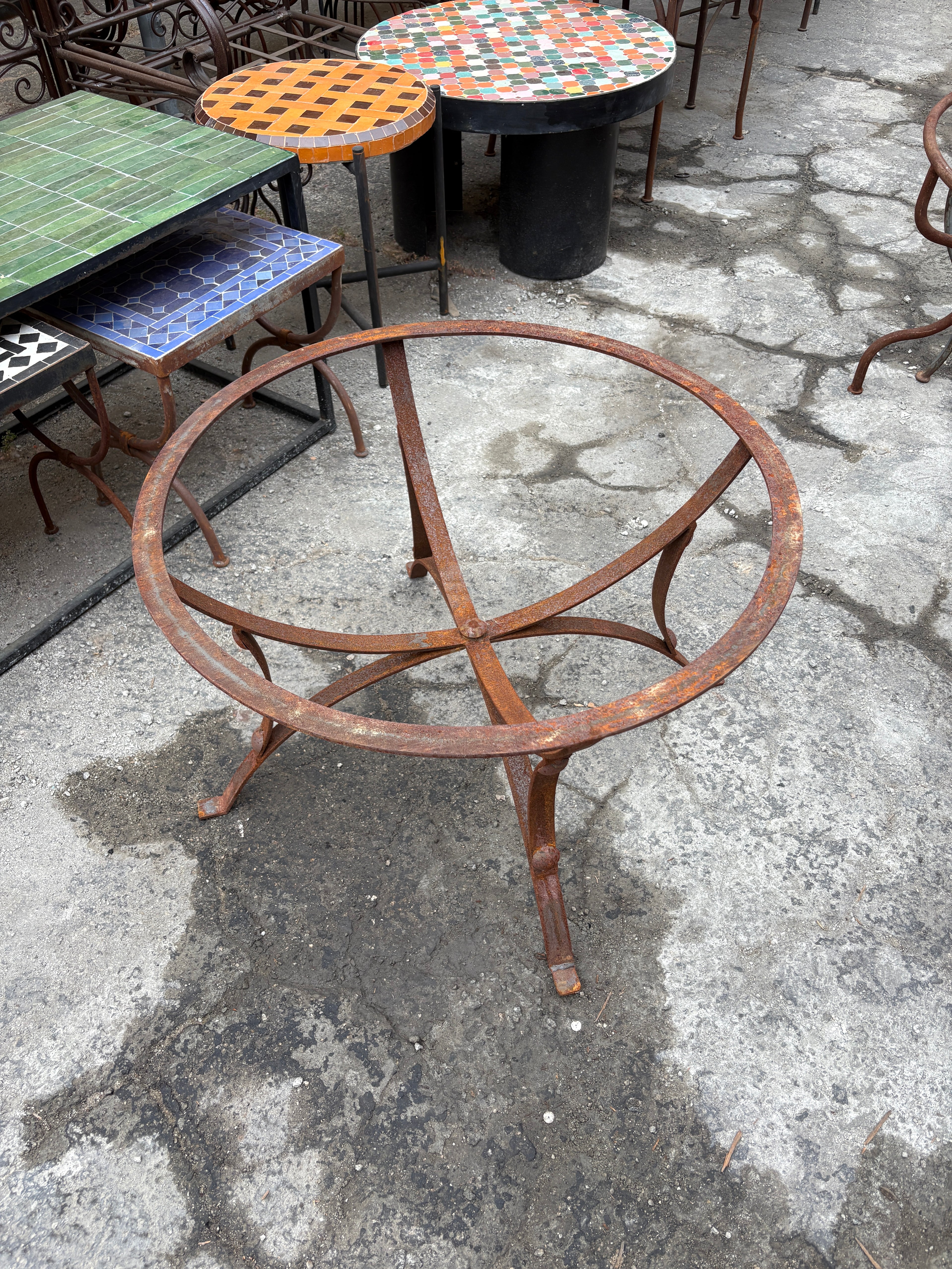 Wrought Iron Table Base