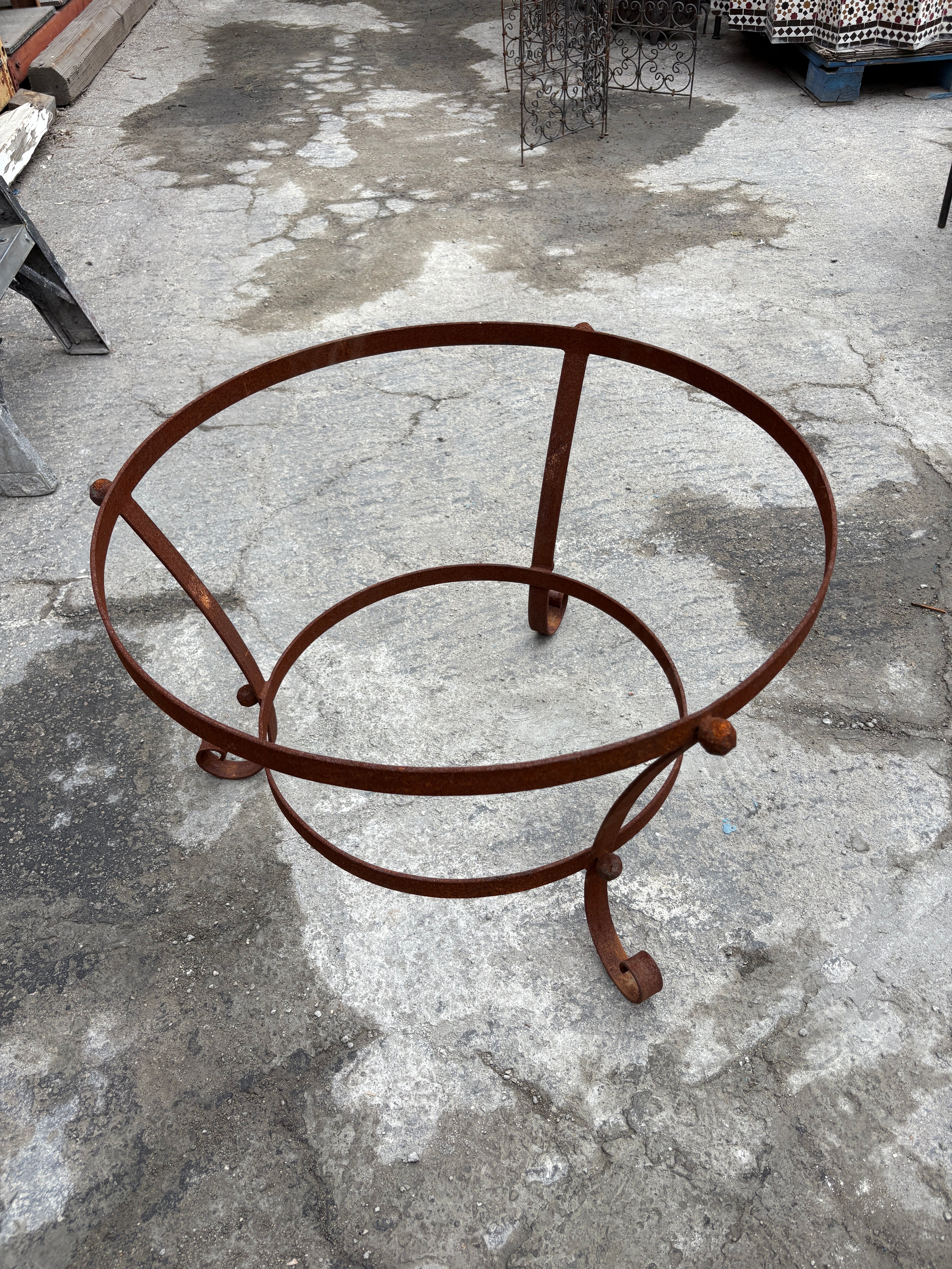 Wrought Iron Table Base