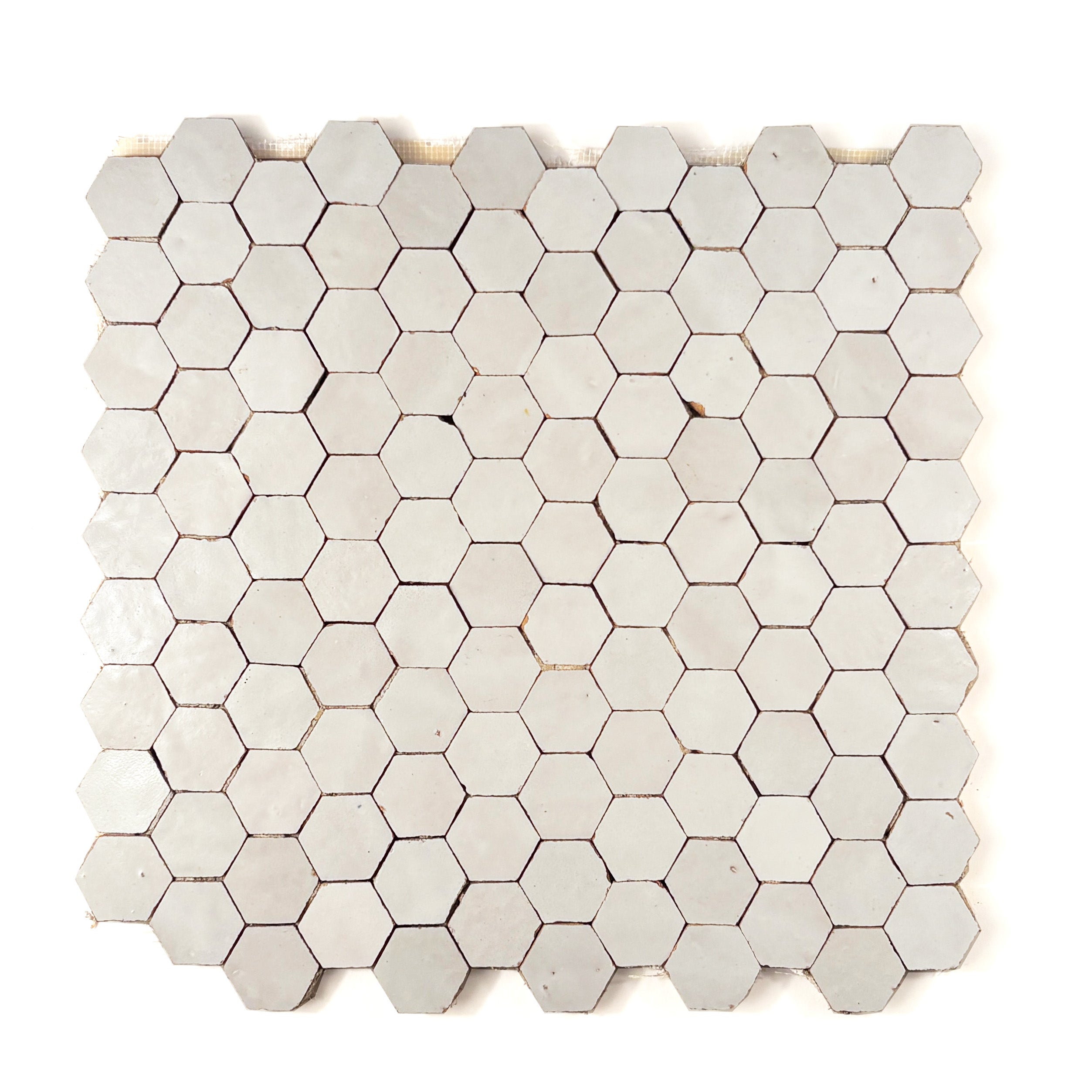 Hex Mosaic Blanc