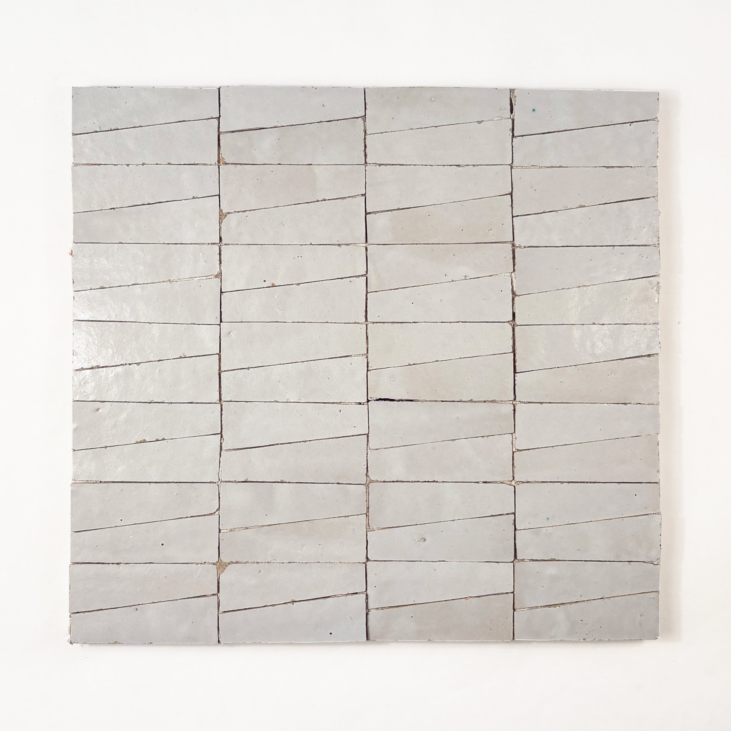 Trapezoid Mosaic Blanc