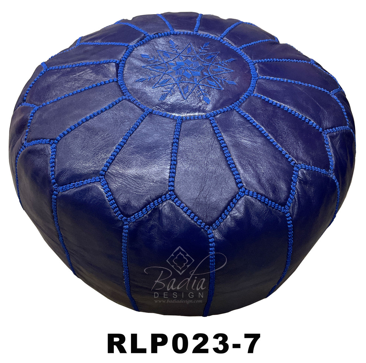 Premium Leather Moroccan Ottoman