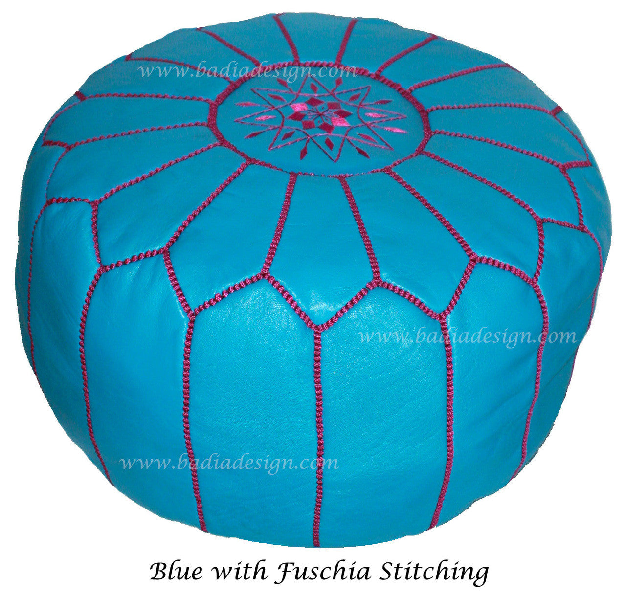 Premium Leather Moroccan Ottoman