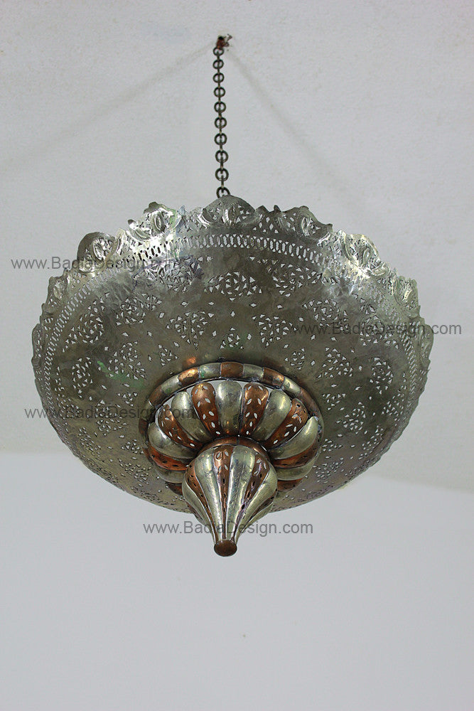 Silver and Bronze Color Chandelier