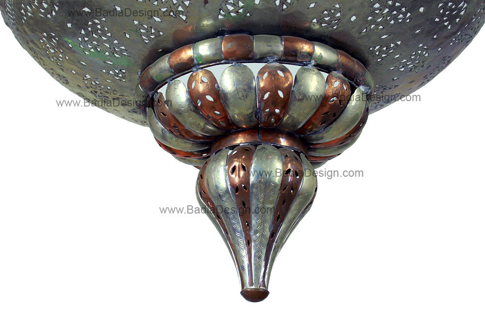 Silver and Bronze Color Chandelier