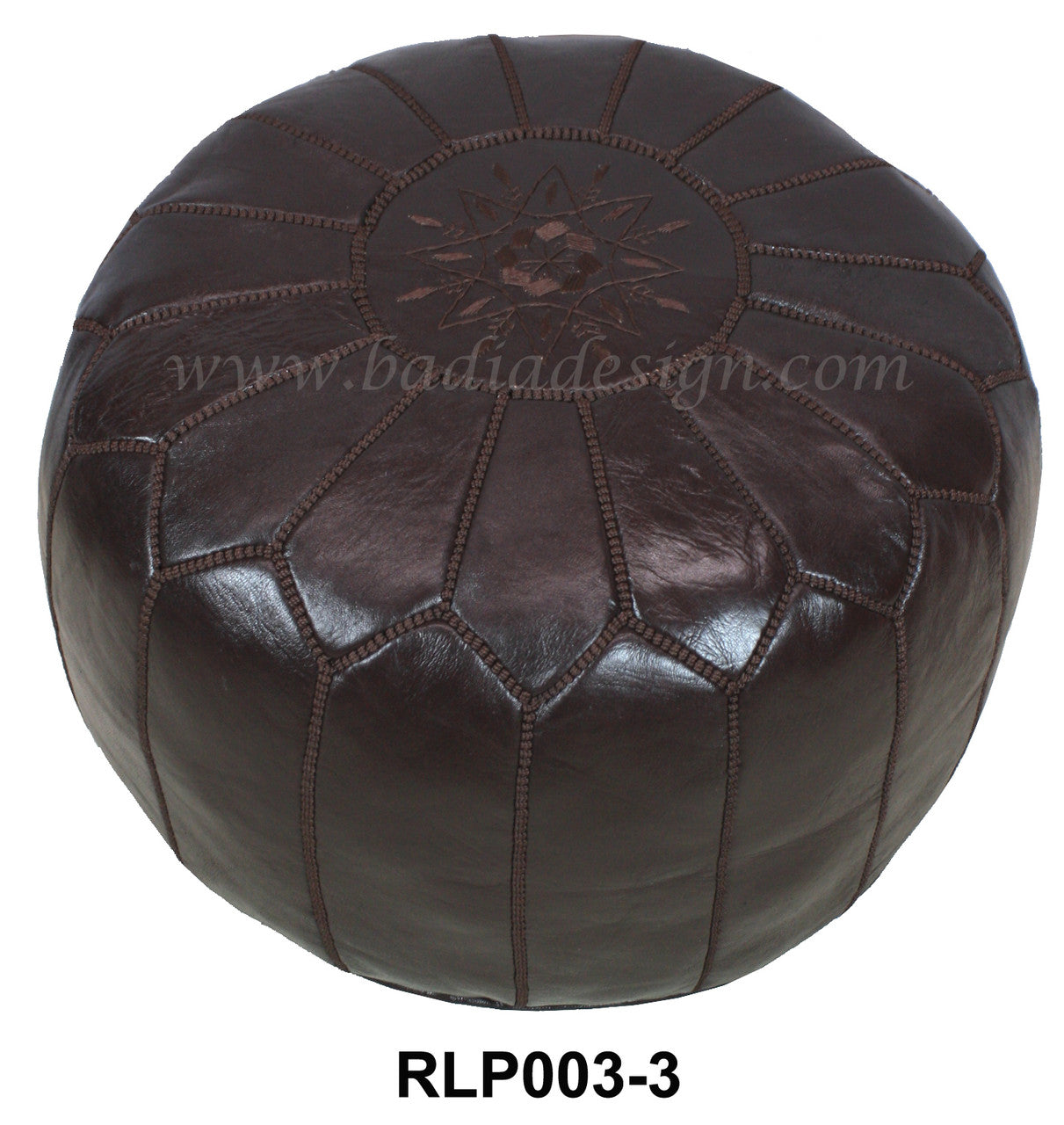 Premium Leather Moroccan Ottoman