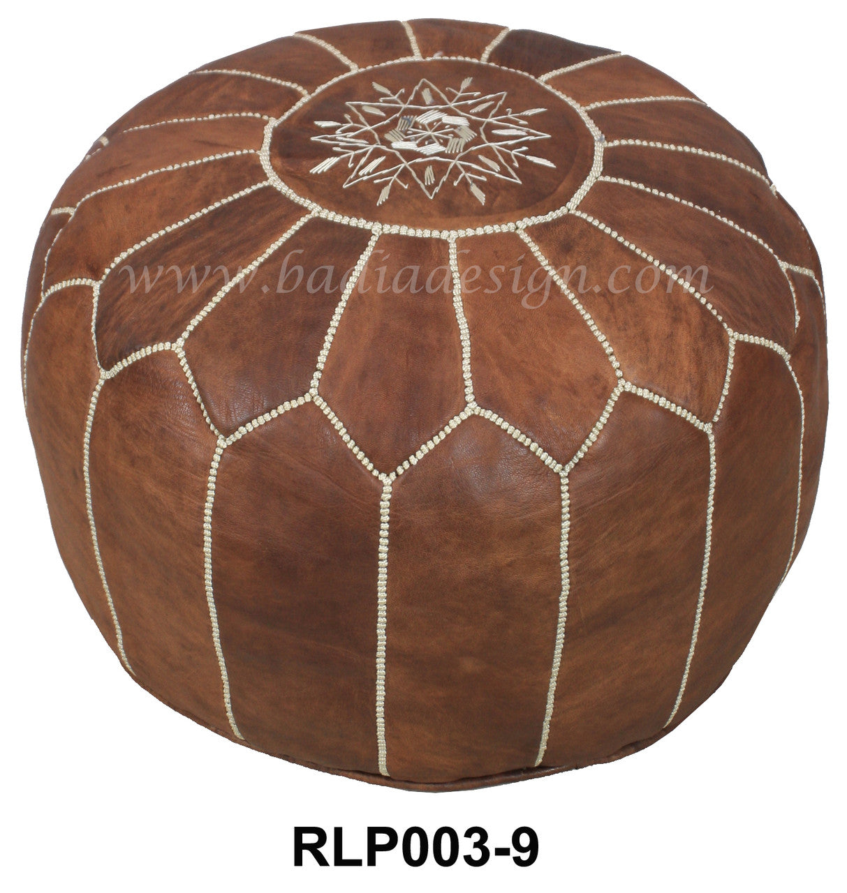 Premium Leather Moroccan Ottoman