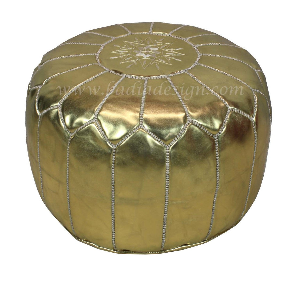 Premium Leather Moroccan Ottoman