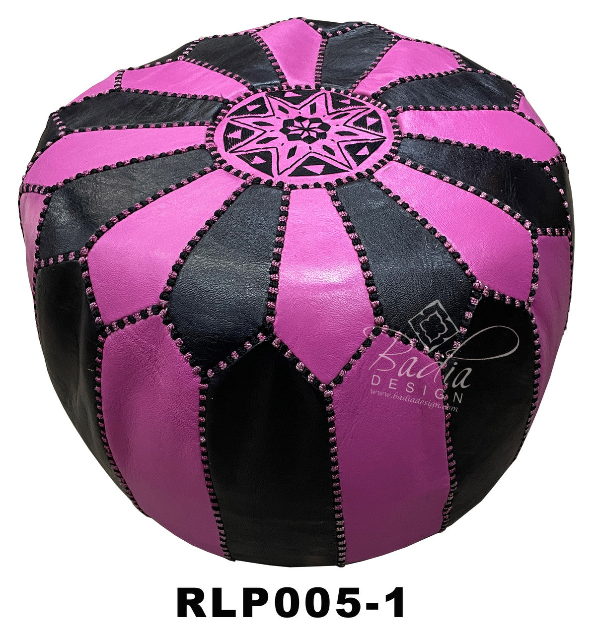 Premium Leather Moroccan Ottoman