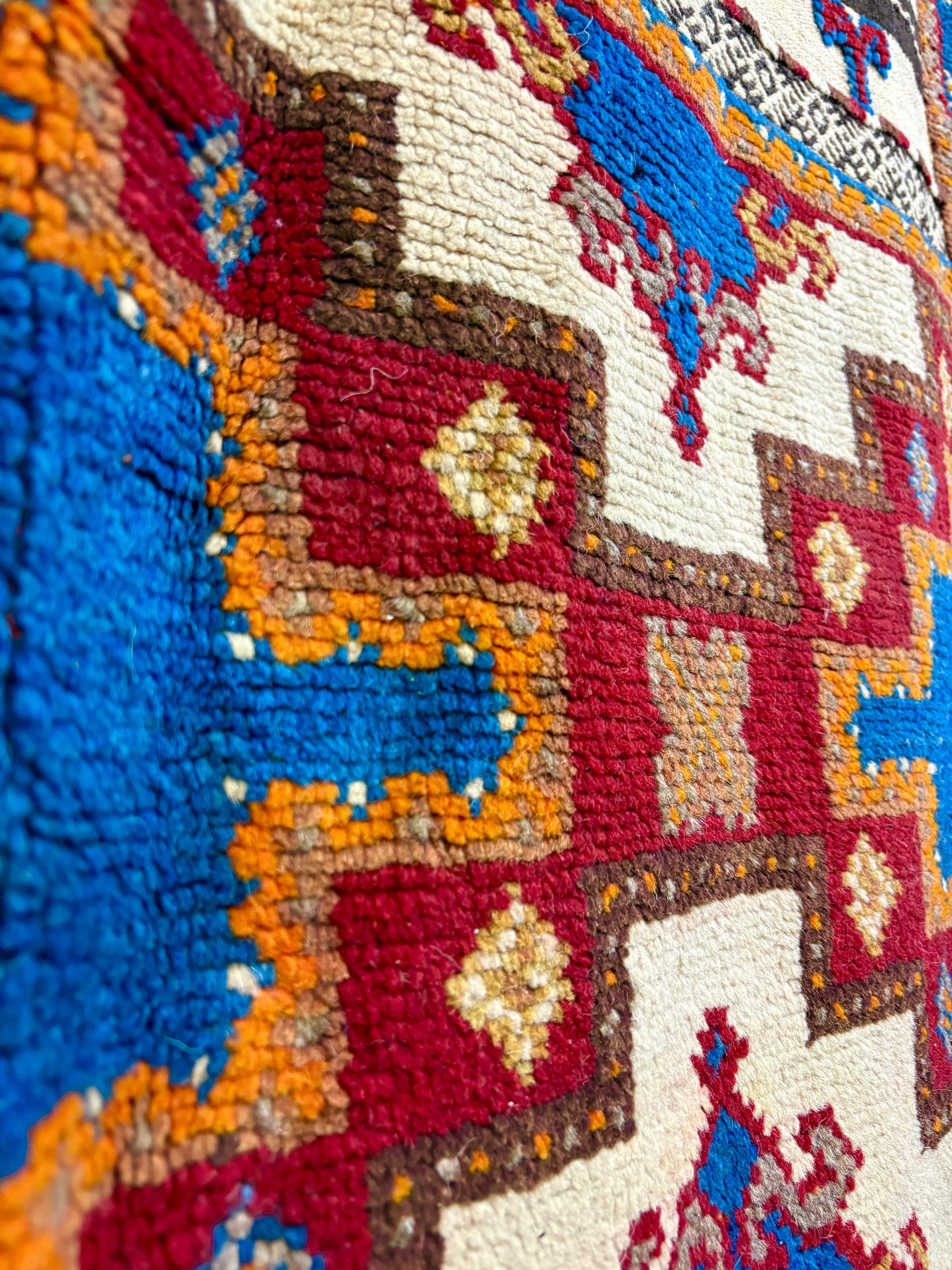 Moroccan Glaoui Runner Tribal Handwoven Wool