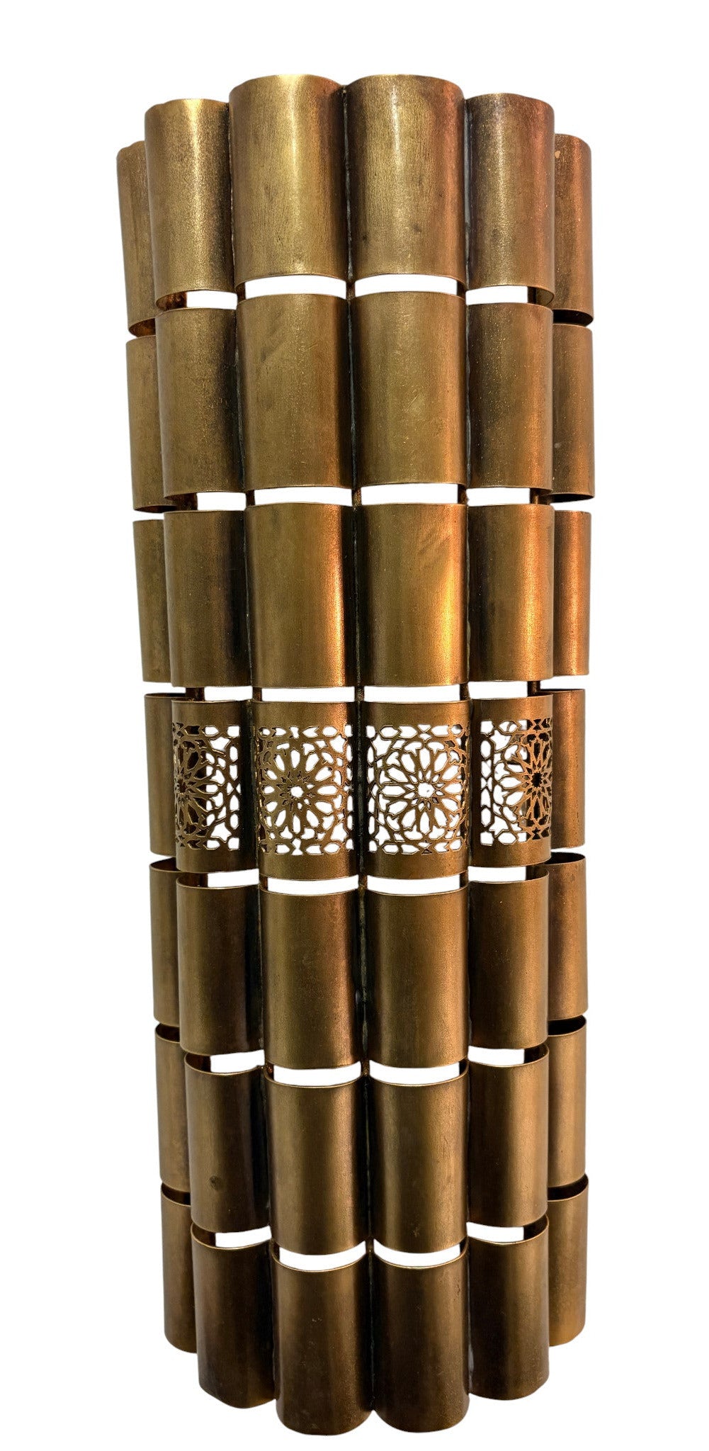 Artisanal Brass Curved Sconce