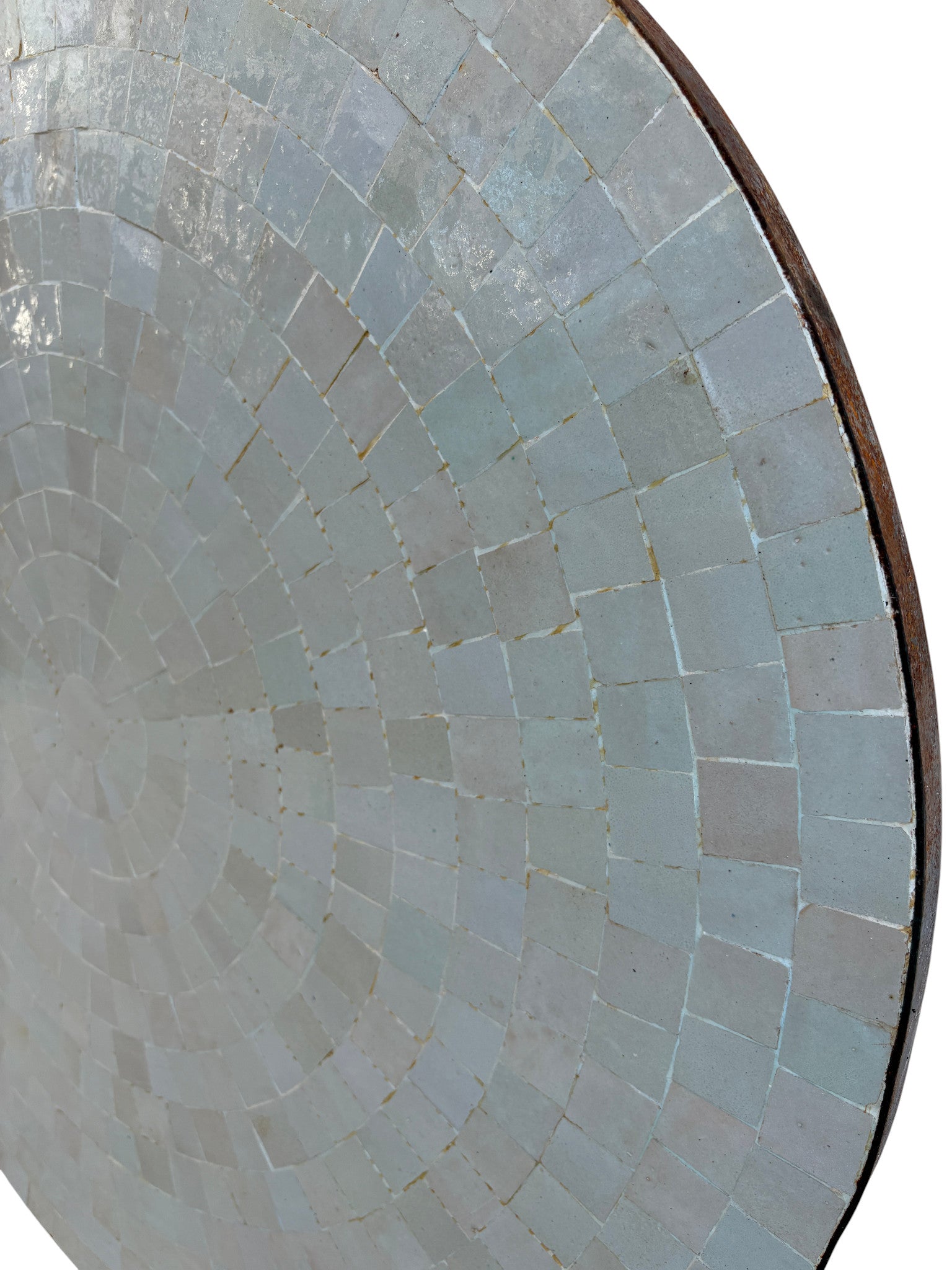 36" Celeste Round Mosaic Tile Table Top