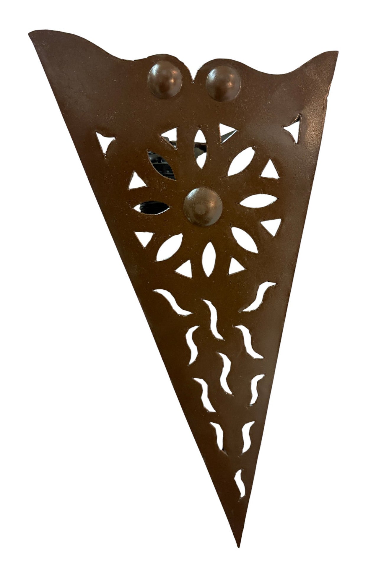 Arrowhead Wrought Iron Sconce