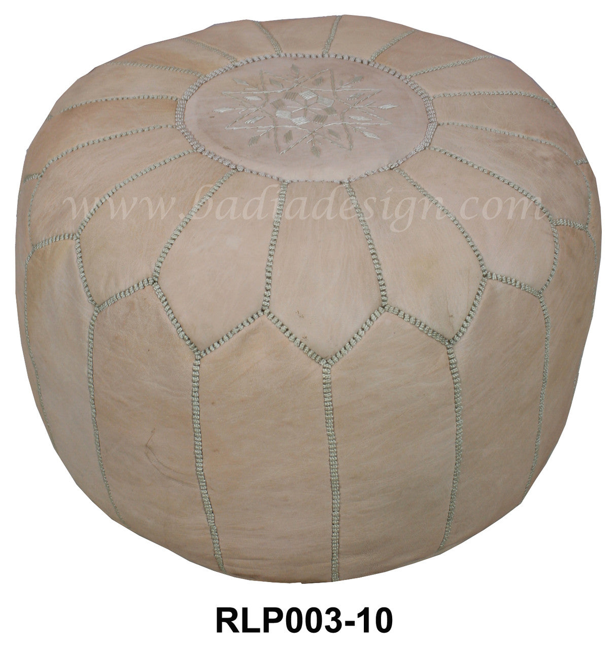 Premium Leather Moroccan Ottoman