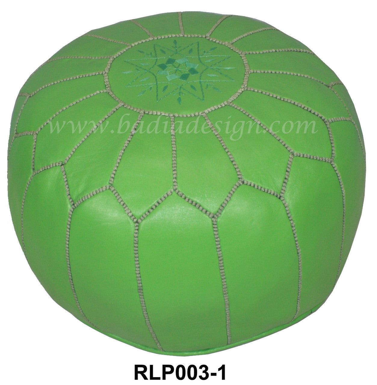 Premium Leather Moroccan Ottoman