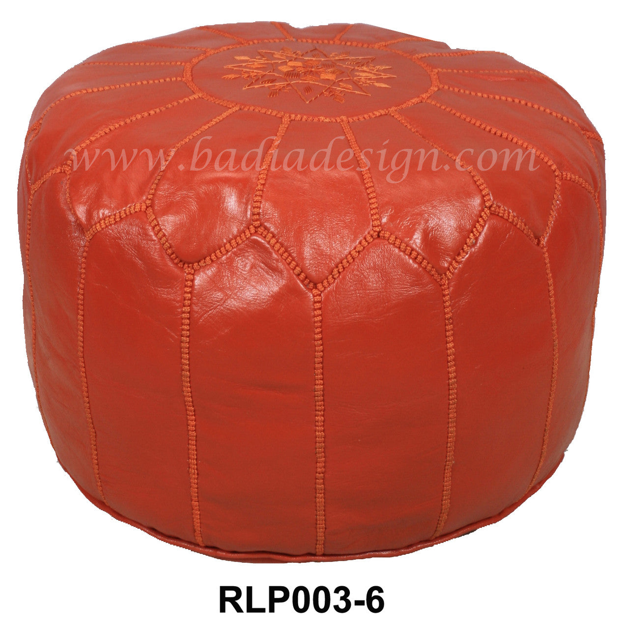 Premium Leather Moroccan Ottoman