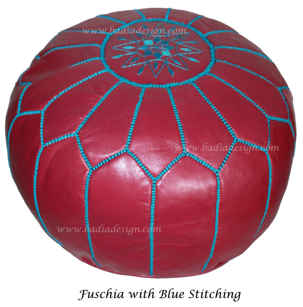 Premium Leather Moroccan Ottoman