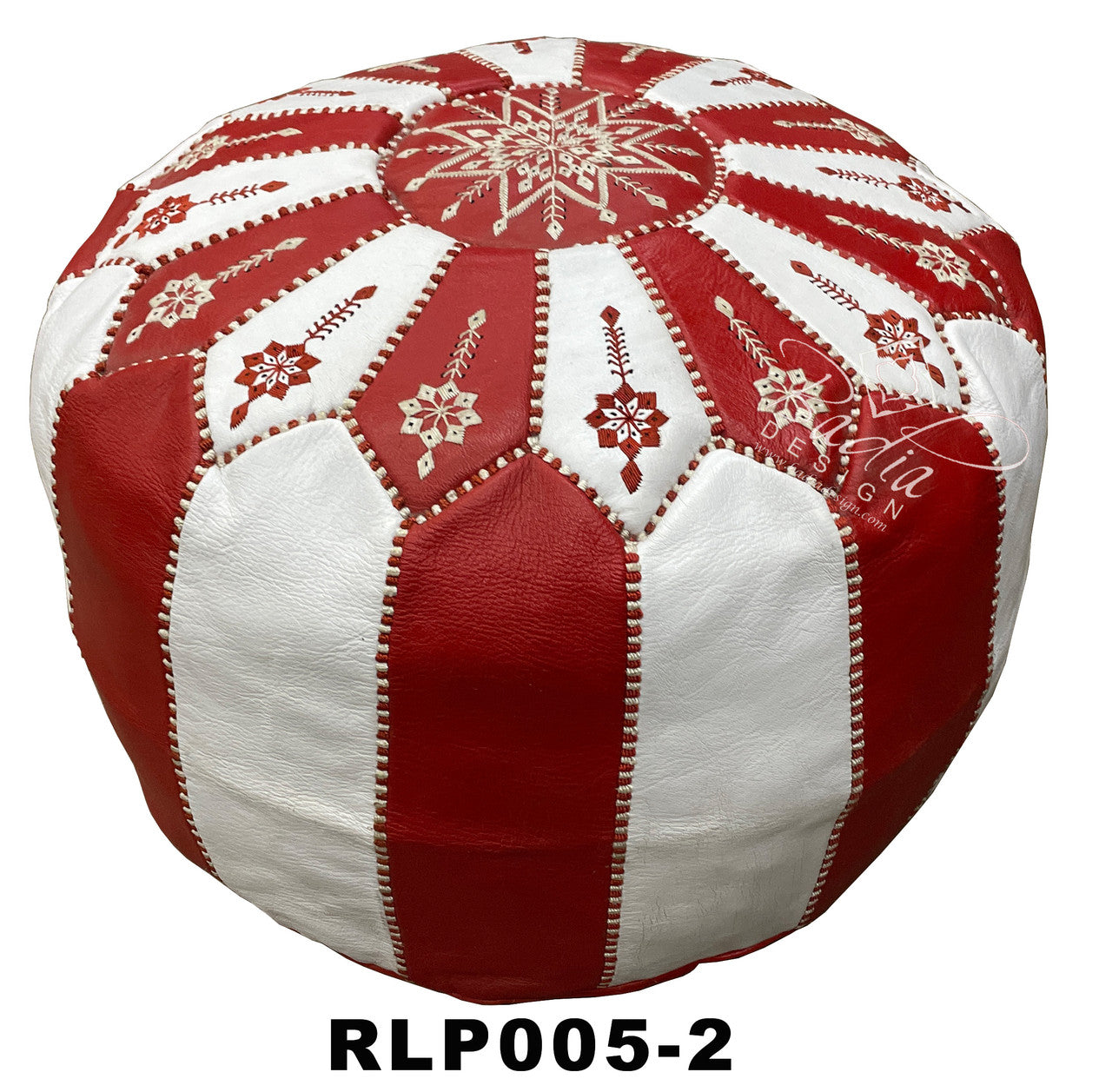 Premium Leather Moroccan Ottoman