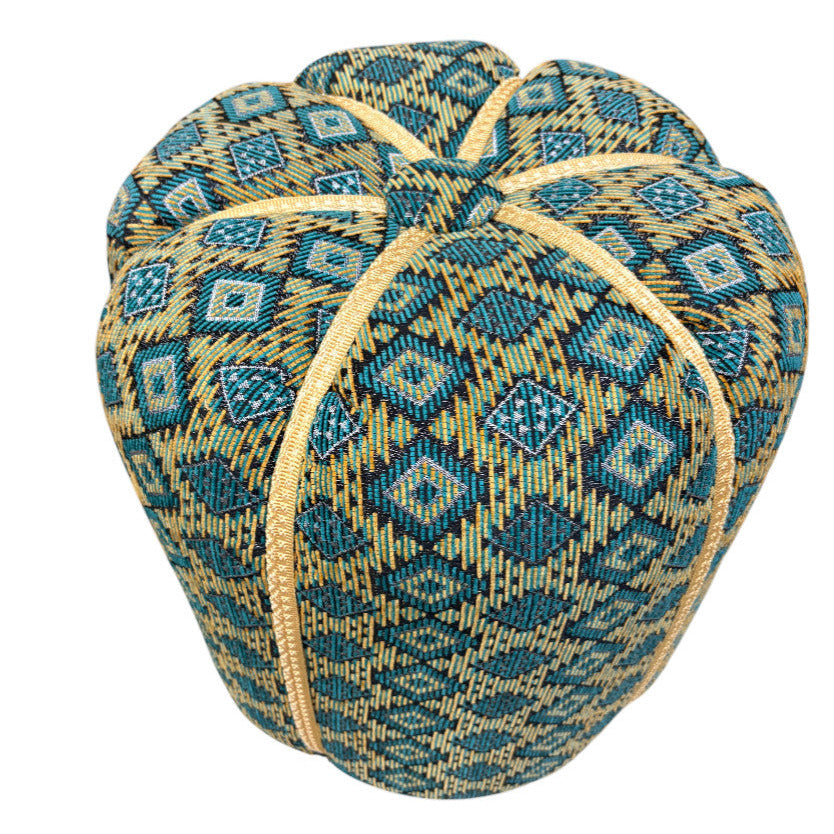Moroccan Stuffed Fabric Pouf