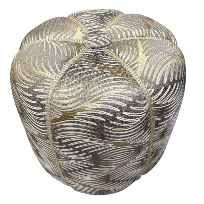 Moroccan Stuffed Fabric Pouf