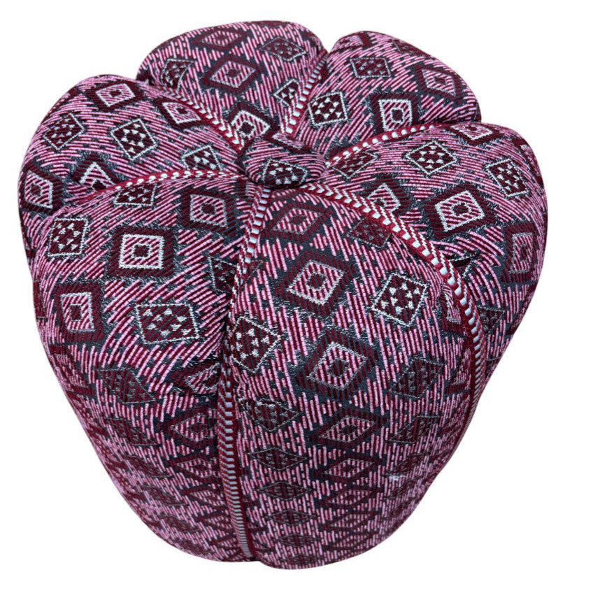 Moroccan Stuffed Fabric Pouf