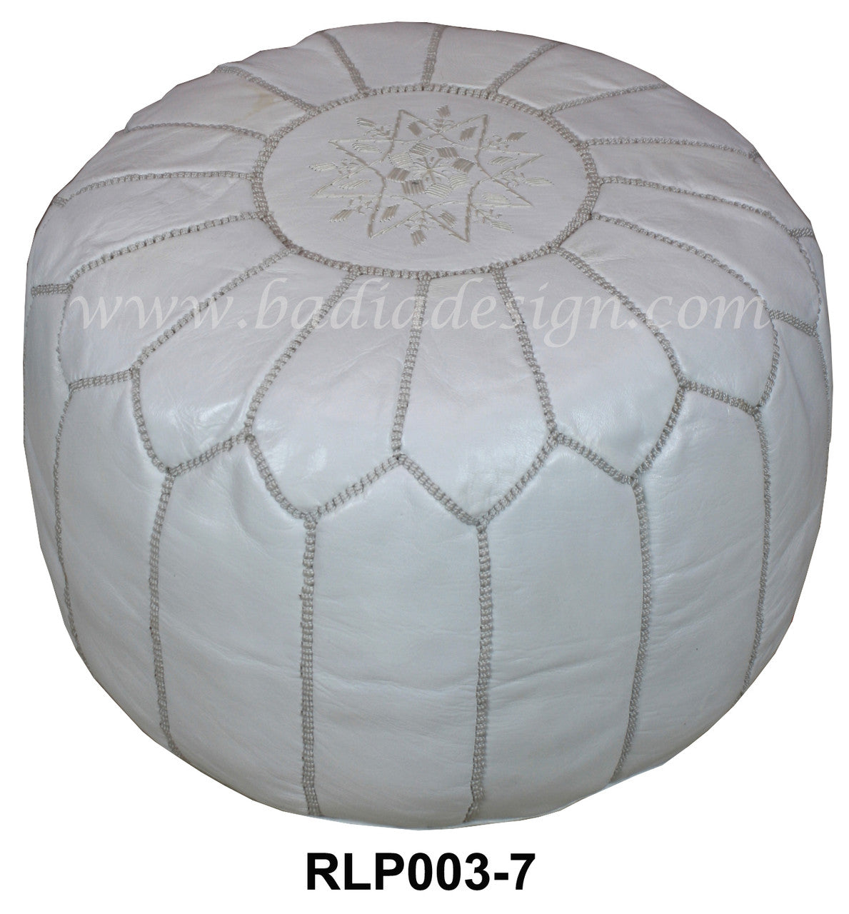 Premium Leather Moroccan Ottoman