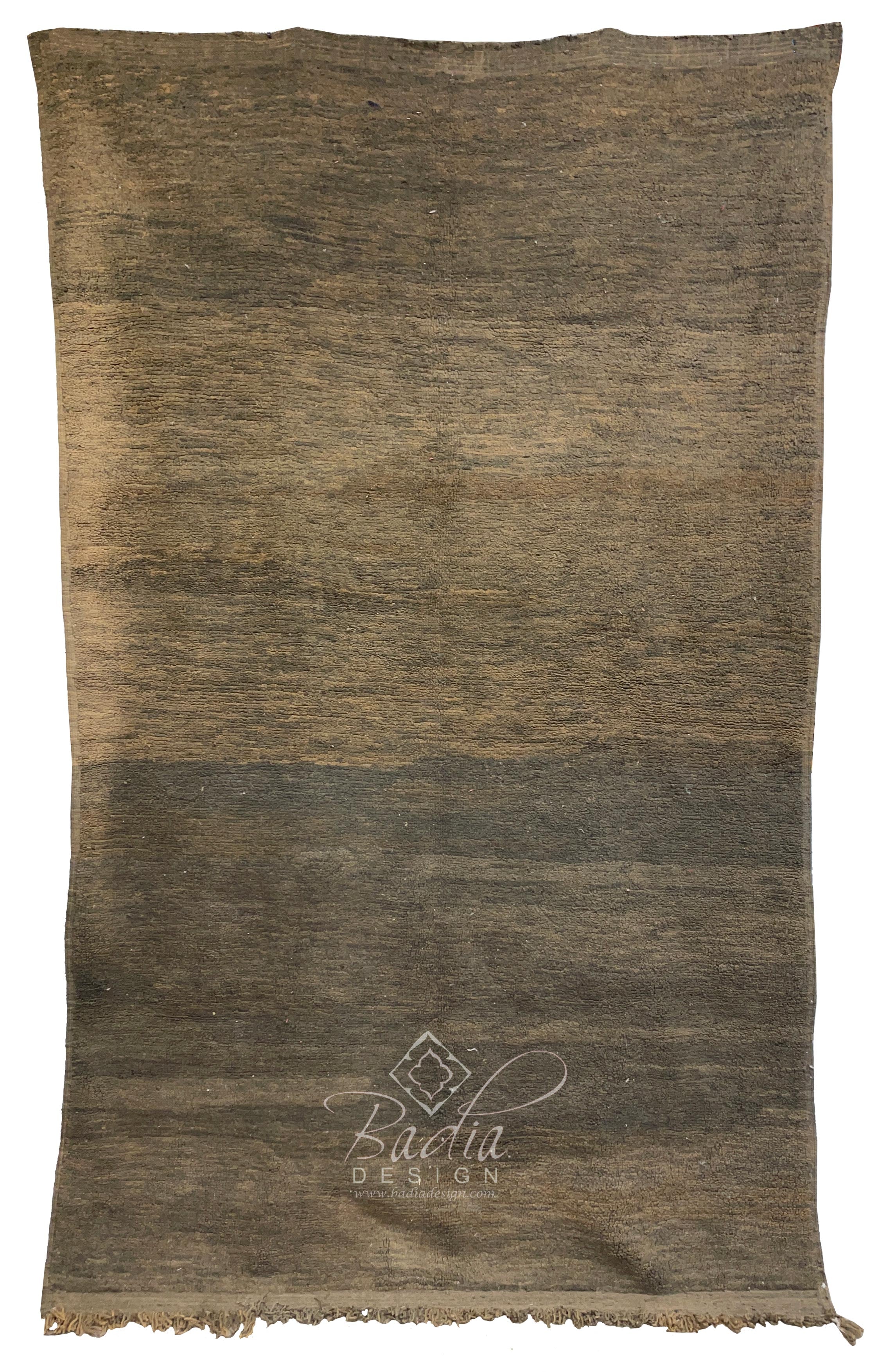 Brown Handmade Moroccan Rug
