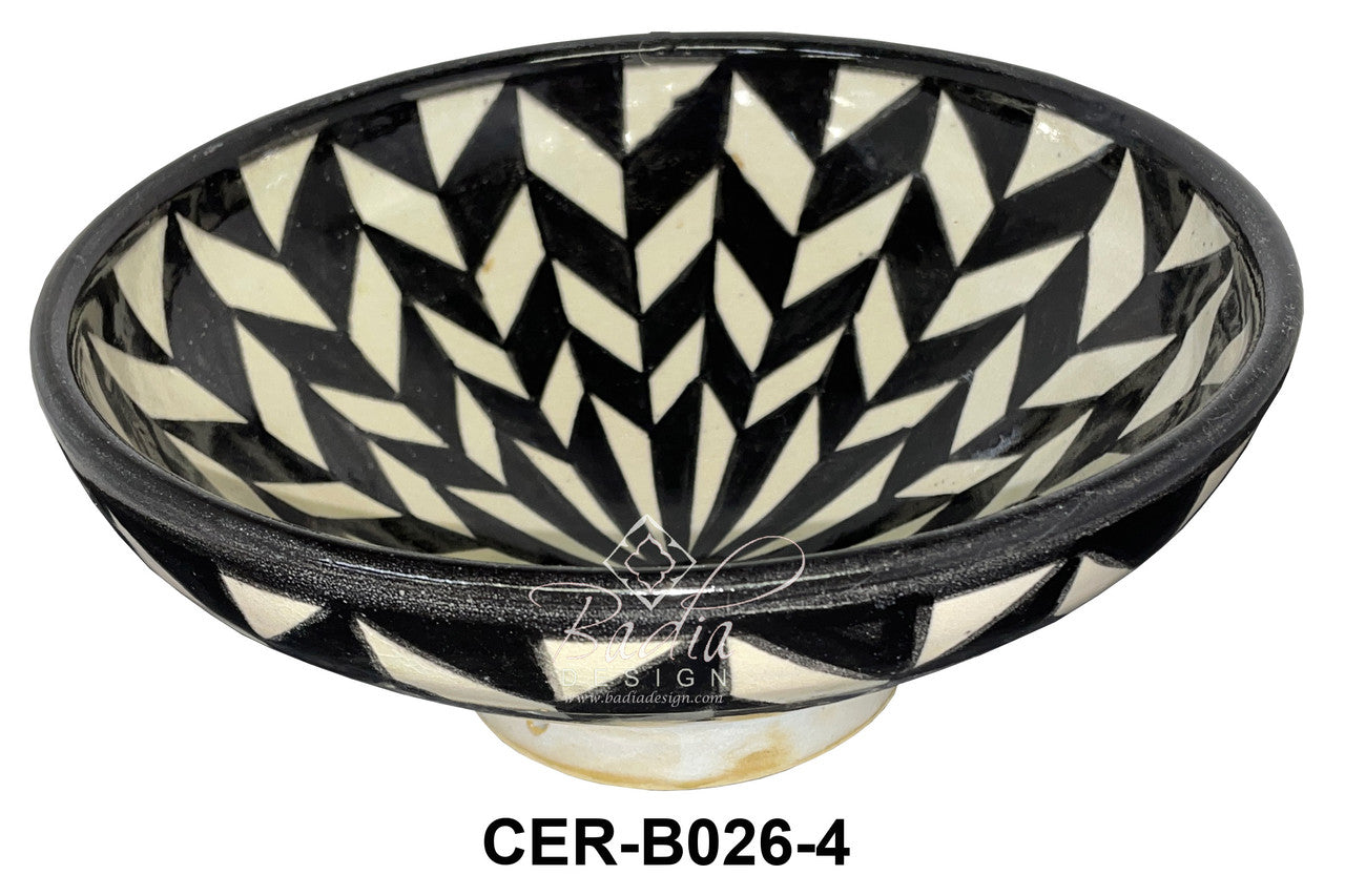 Multi-Color Hand Painted Ceramic Bowls