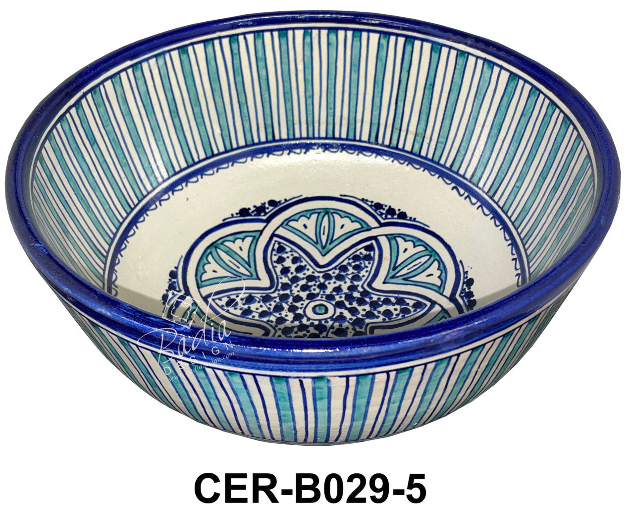 Multi-Color Hand Painted Ceramic Bowls