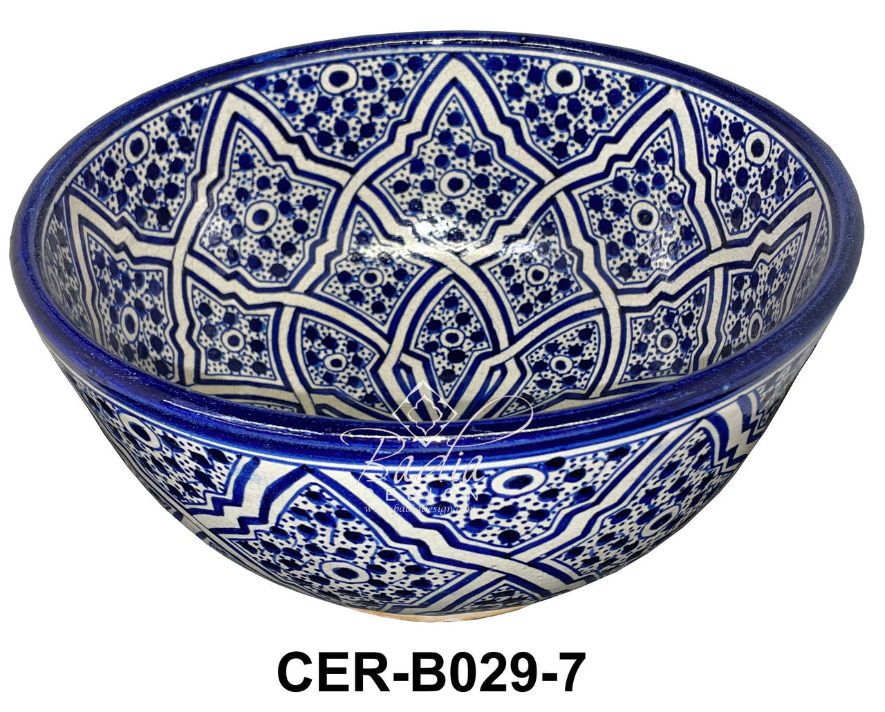 Multi-Color Hand Painted Ceramic Bowls