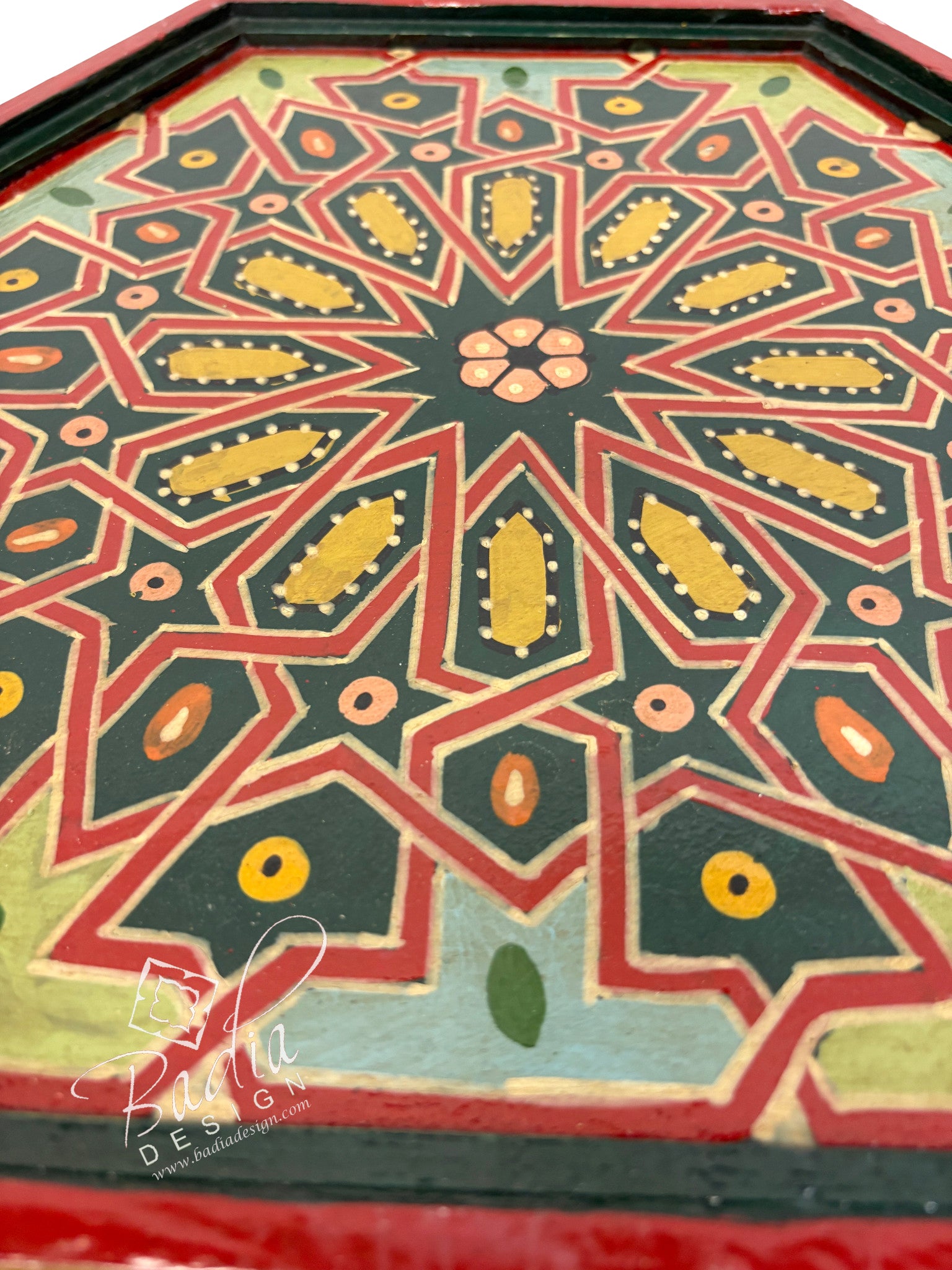 Mult-Color Hand Painted Side Tables