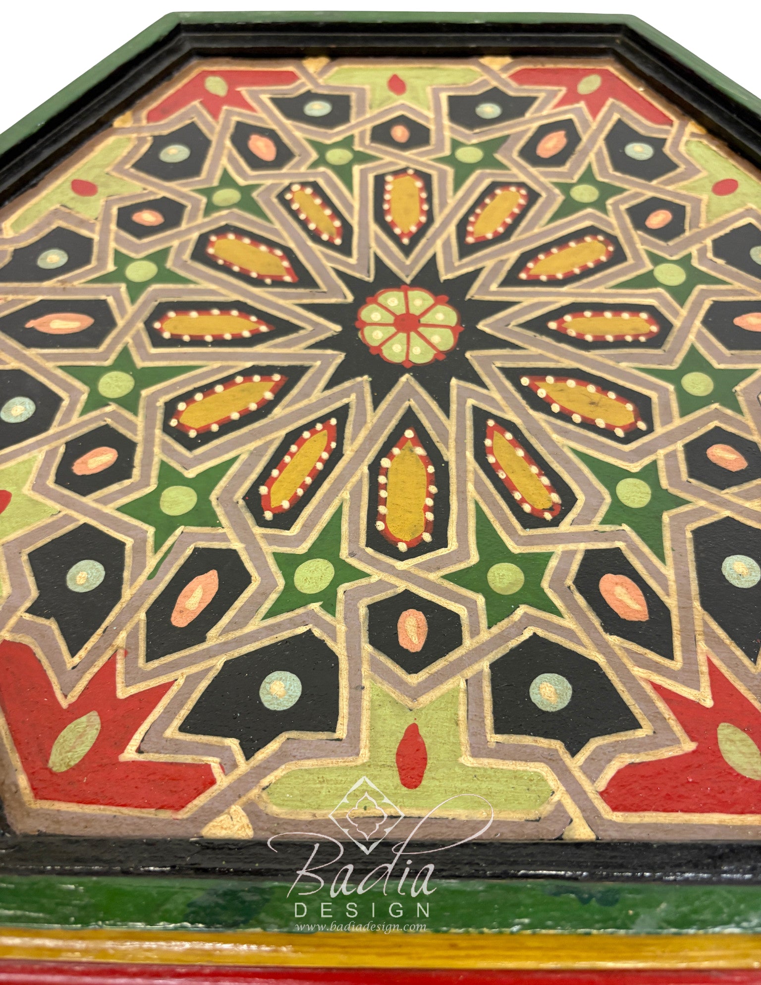 Mult-Color Hand Painted Side Tables