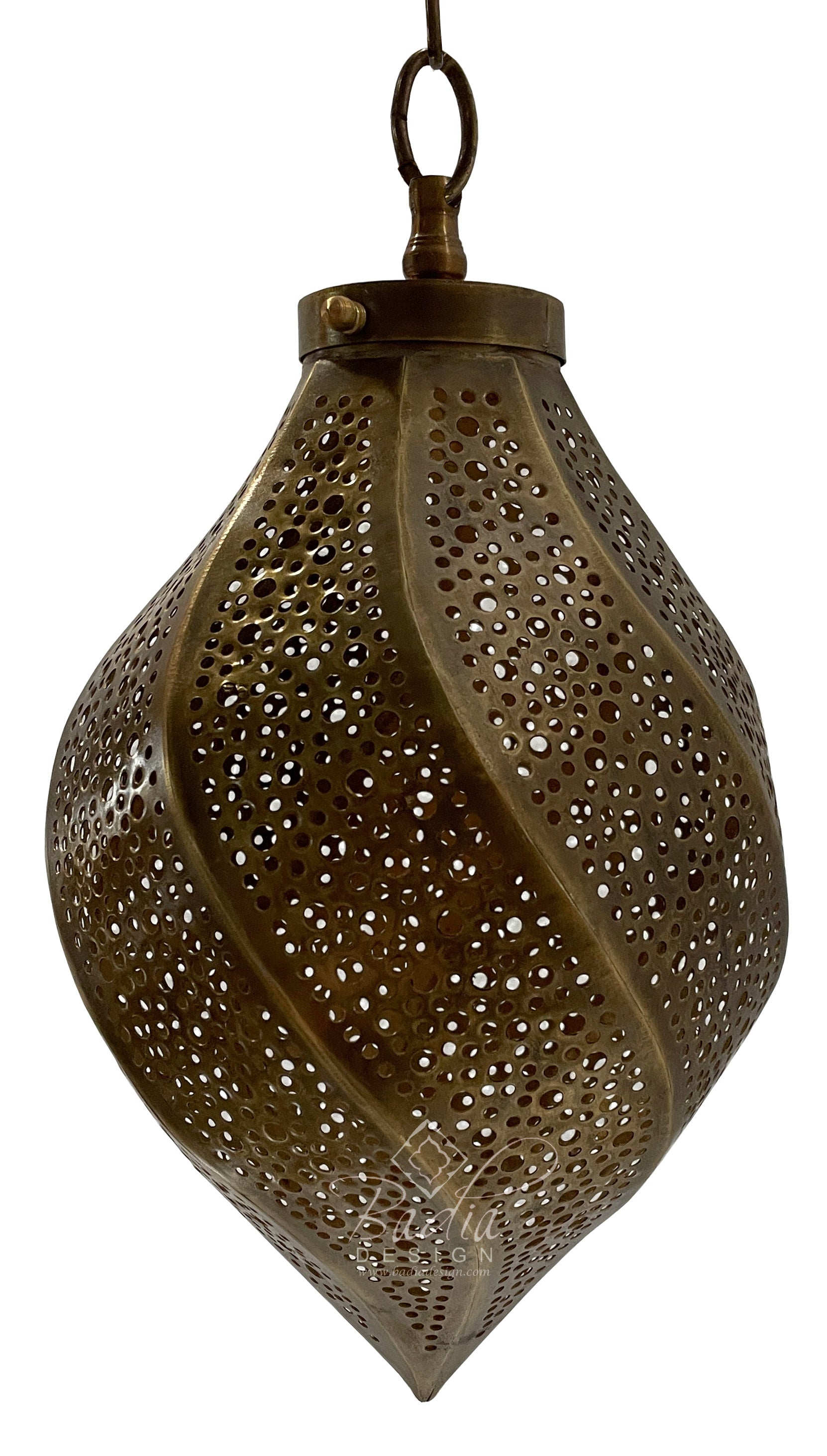 Intricately Designed Handcrafted Moroccan Brass Lantern