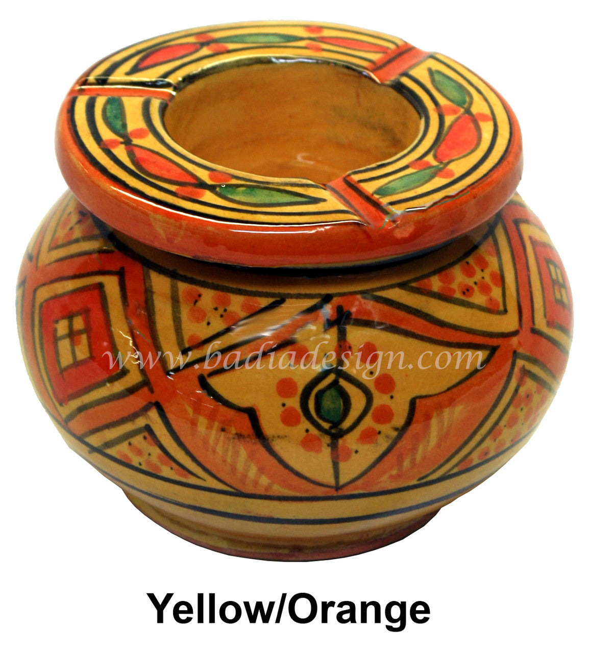 Hand Painted Ceramic Ashtray