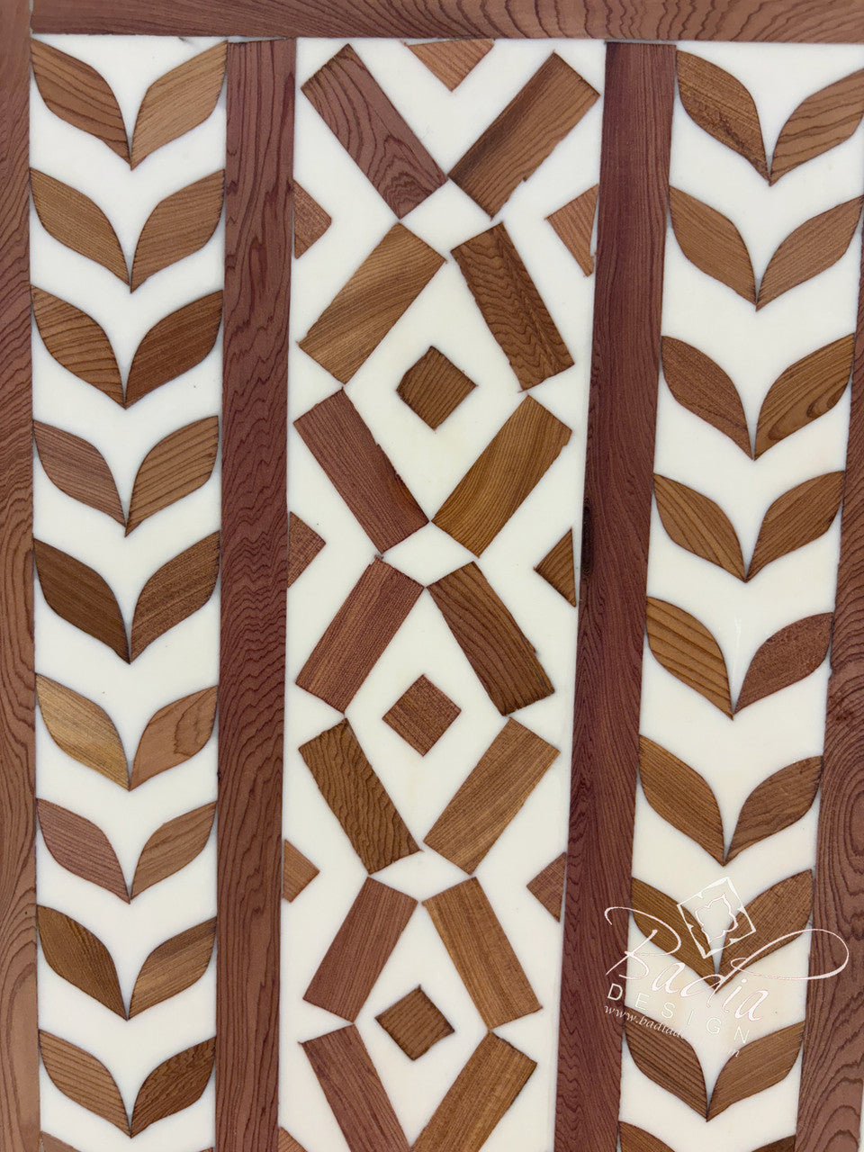 Cedar Wood and Resin Inlay Table