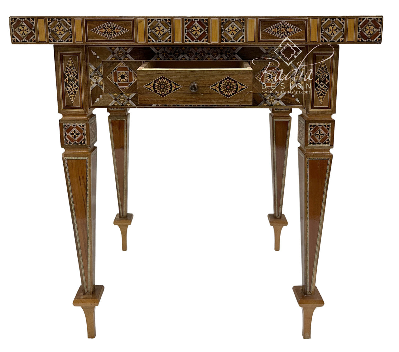 Handcrafted Syrian Design Inlay Gaming Table