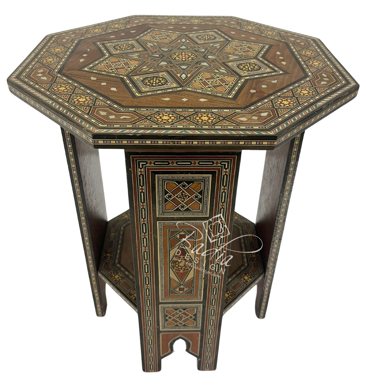 Handmade Moroccan Inlay Side Table