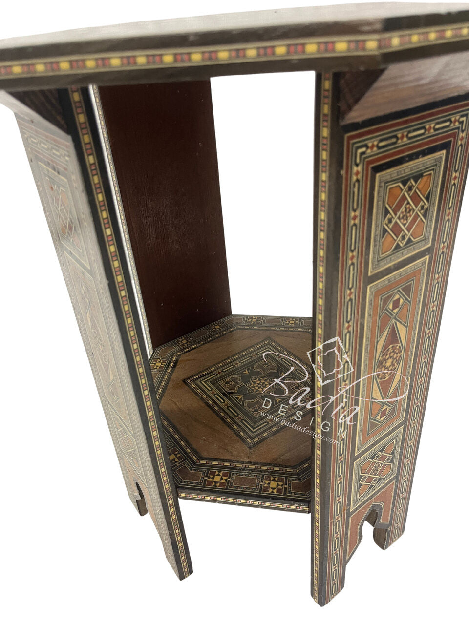 Handmade Moroccan Inlay Side Table