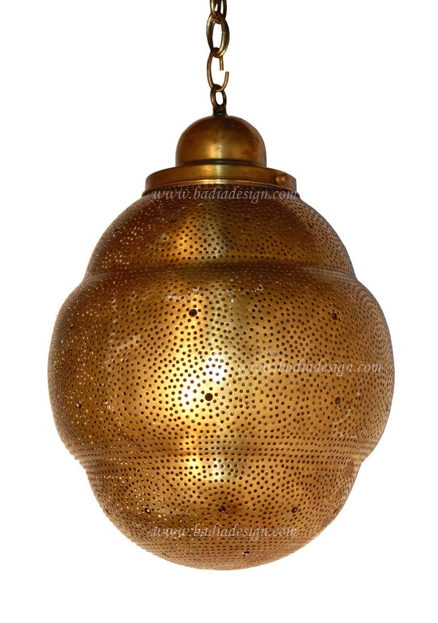 Hanging Moroccan Brass Lantern