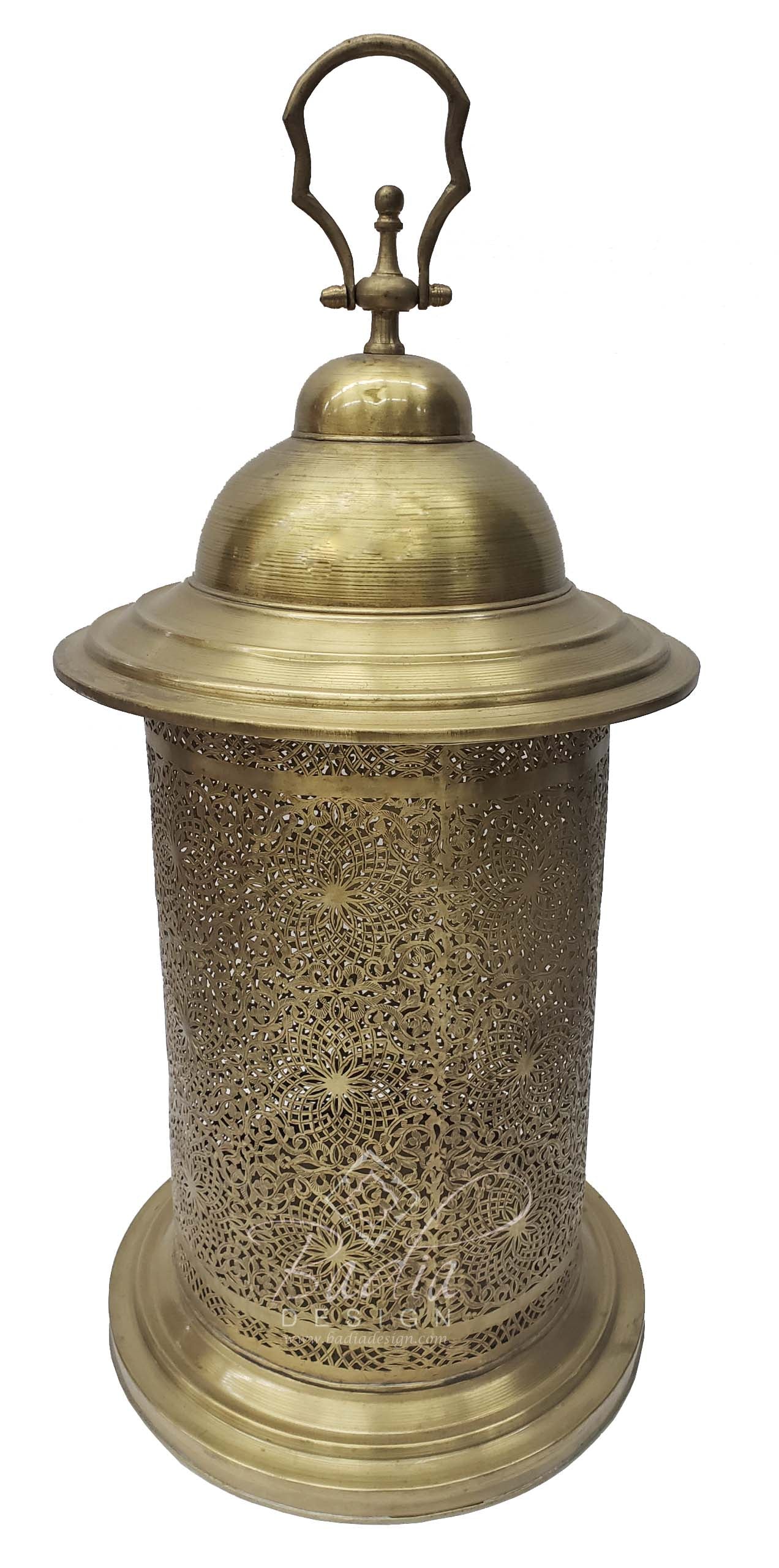 Intricately Designed Brass Floor Lantern