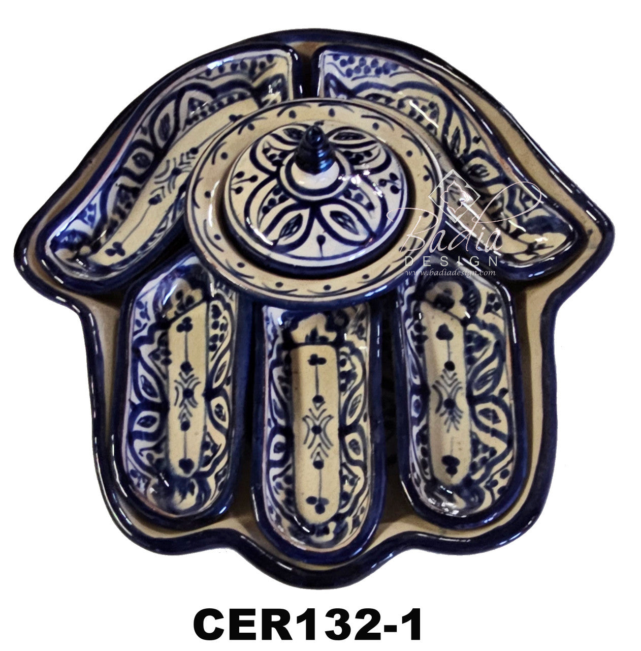 Kamsah Hand Ceramic Serving Trays