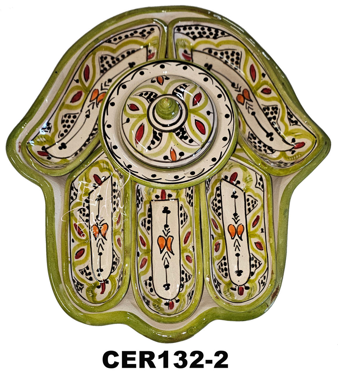 Kamsah Hand Ceramic Serving Trays