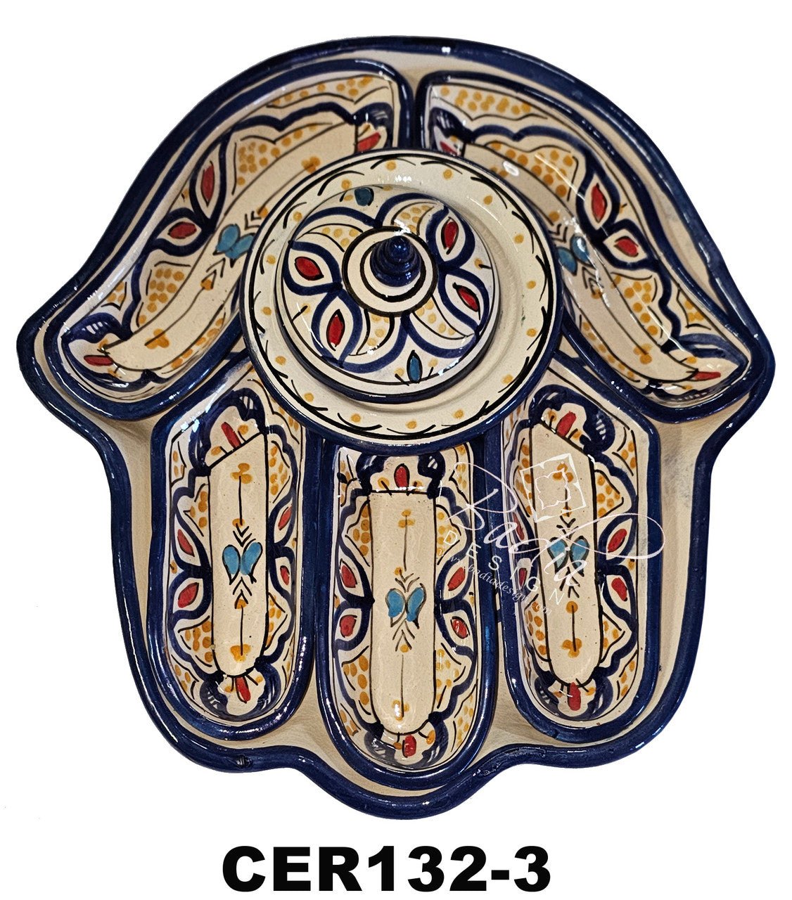 Kamsah Hand Ceramic Serving Trays