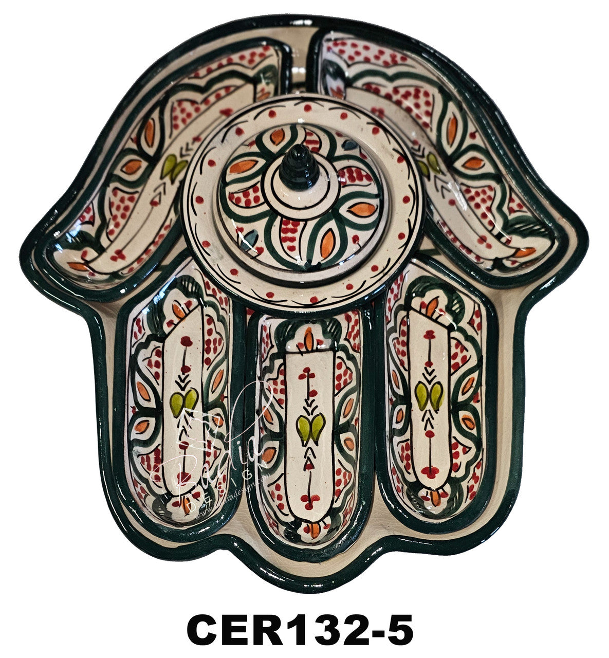 Kamsah Hand Ceramic Serving Trays