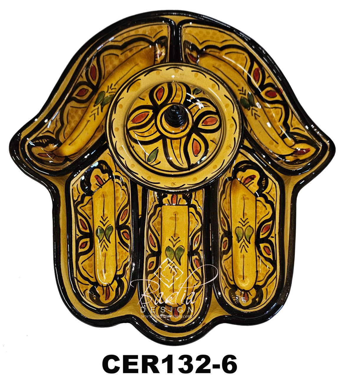 Kamsah Hand Ceramic Serving Trays