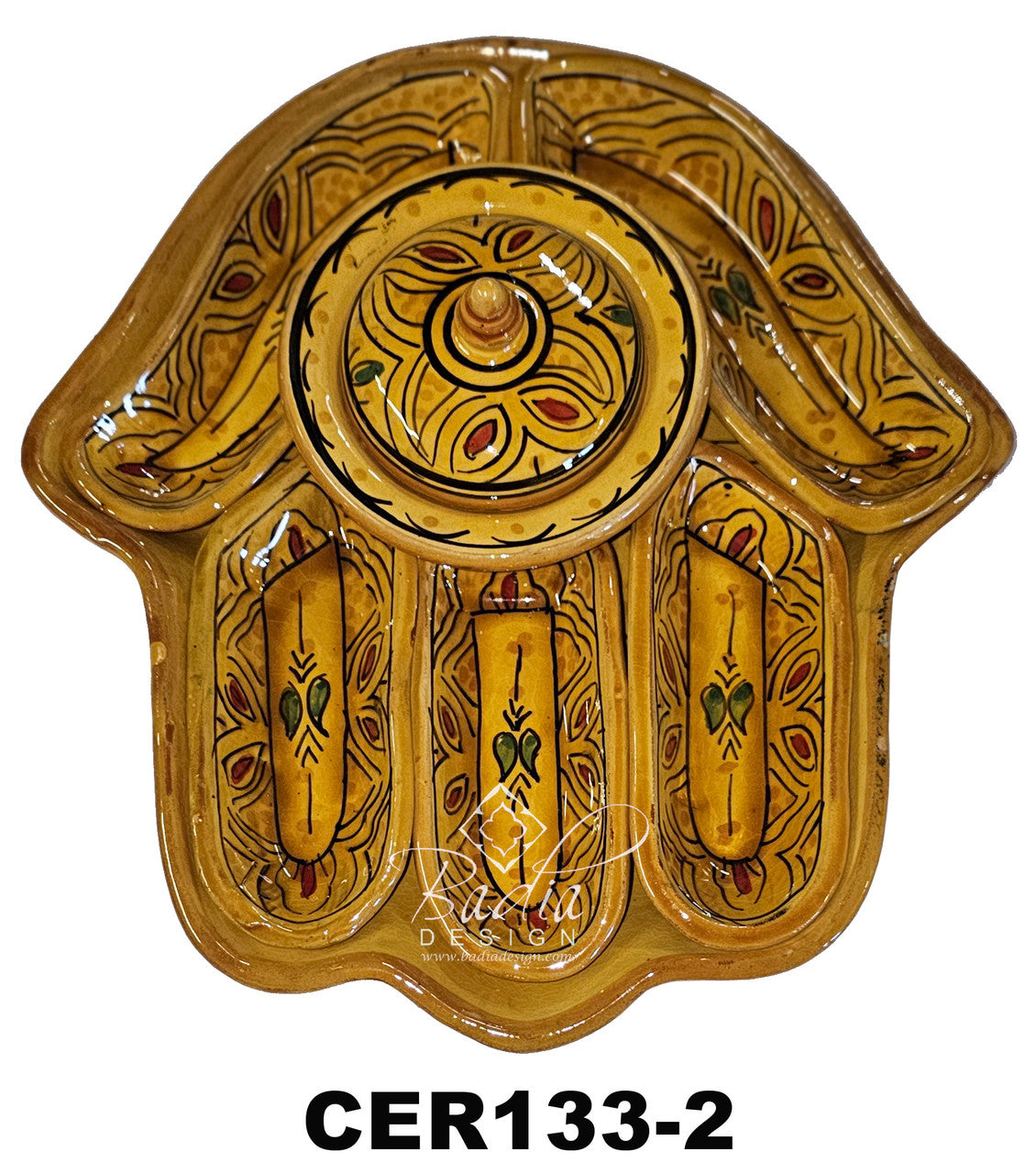 Kamsah Hand Ceramic Serving Trays