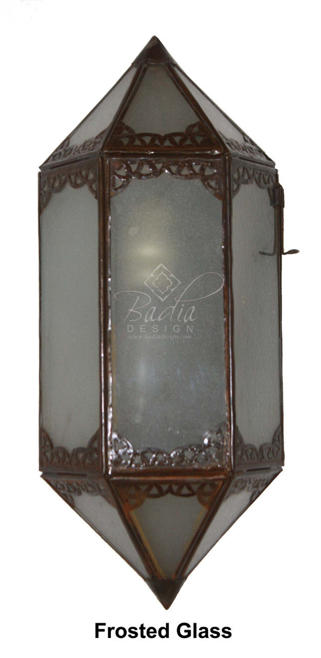 Multi-Color Glass Wall Sconce